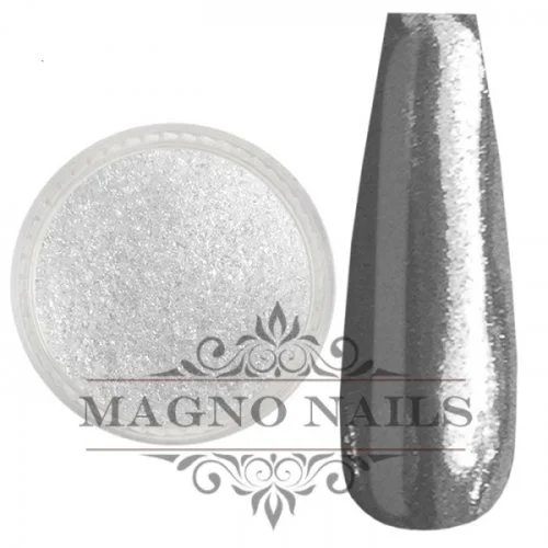 Chrome Mirror Pigment - Spiegel Effekt - Sparkling silver Nail Art Nailart Flocken
